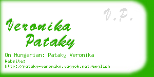 veronika pataky business card
